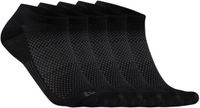 CRAFT ACTIVE FOOTIES 5-PACK Unisex Sportsokken - Zwart