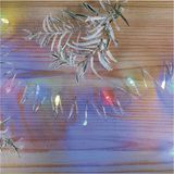 Merkloos Multicolor nano-lichtketting 1,9 meter met timerfunctie voor decoratieve verlichting