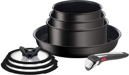 Tefal Ingenio Unlimited L3959053 8-delige pannenset - Zwart - Inductie