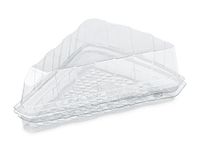 Guillin - Patipack PP150 C Pack 6 zakken van 90 Parts-Pie, driehoekig deksel, aangrenzend anti-condens, kunststof, transparant, 16,2 x 13,5 x 5 cm