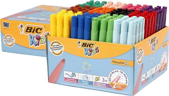 Creativ Company Visa Color Kleurstiften - 144 stuks - Diverse kleuren