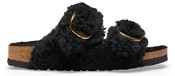 Birkenstock Sandales Arizona avec boucle en métal, doublure en Fourrure artificielle, pour femmes, modèle à pied fin