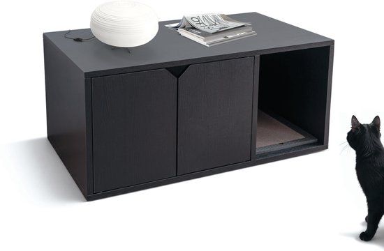 Catchi Leo Kattenbakkast - Zwart