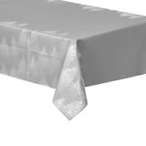 Merkloos Tafelkleed - Middelgrijs - 140x240cm - Rechthoek - Polyester - Kerstdecoratie