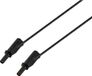 Voltcraft MSB-532 Meetsnoer 4 mm 1 m zwart 2,5 mm²/m CAT IV 600 V 32 A