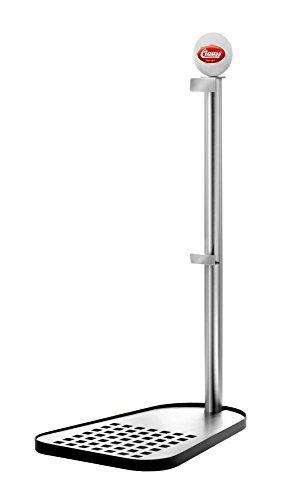 Clauss CL-6000 00 biervathouder voor standaard 5 l vaten, roestvrij staal, voet staal zwart gelakt