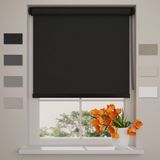 DTCH® Rolgordijn Verduisterend - Easy Royal - Zwart - 240 x 190 cm