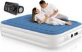 Merkloos Queen Size Luchtmatras met Ingebouwde Pomp