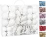 BRUBAKER Boules de Noël Set de 77 pièces - Décorations d'arbre de Noël avec Boules Étoiles Bottes Pommes de pin Emballages - Plastique - Blanc