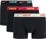 Nike Essential Cotton Stretch Trunk Boxershorts 3-pack Heren - Grijs, Maat L
