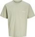 JACK&JONES JORCATSKILLS CUT OUT TEE CREW NECK JNR Jongens T-shirt Maat 128 Katoen Lichtgroen