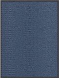 vidaXL Deurmat 90x120 cm blauw