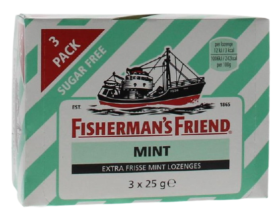 3-pack mint sugar-free 3x25 grams