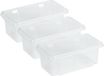 Sunware Nesta - 3x - plastique - 7L - transparent - 38 x 21 x 14 cm - empilable
