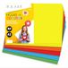 A3-gekleurd papier – vellen A3, 80 g, voor inkjet- en laserprinters, papierlade voor knutselen, knutselen en m-office decoratie (250 vellen, sterke selectie)