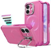 ESR Cyber Tough iPhone 17 Hoesje Stand MagSafe Back Cover Roze
