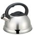 Kamberg - Classic Waterkoker/Theeketel, 3 Liter, Roestvrij Staal, Ergonomische Handgreep, Voor Alle Warmtebronnen, Ook Inductie