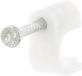 Q-Link Clip de câble rond 7mm Blanc (170)