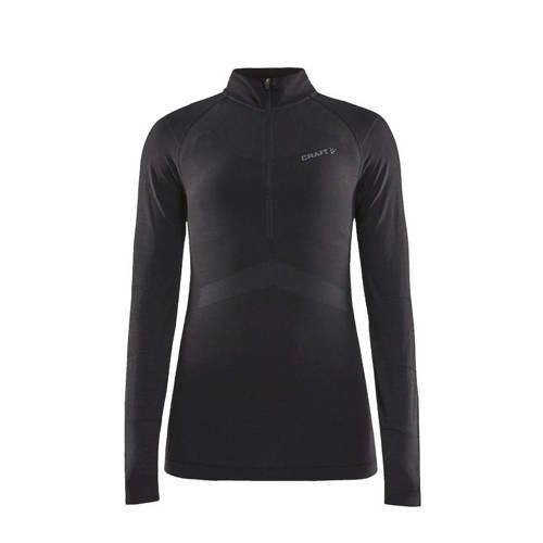 Craft Active Intensity Zip Shirt Dames Zwart - Maat: EAN: 7318573145169