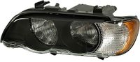 TarosTrade 37-0313-L-1920 elektrische koplamp met witte weergave met motor tot 2004 linkerzijde