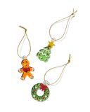 HEMA Mini-décorations De Noël À Suspendre Verre - 3 Pièces (vert foncé)