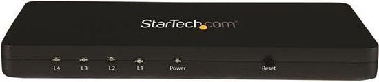 StarTech.com 4K HDMI 4-poorts videosplitter 1x4 HDMI-splitter met sterke aluminiumbehuizing 4K 30 Hz