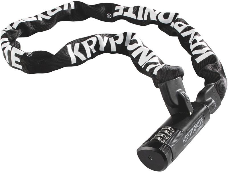 Kryptonite Keeper 712 Combo I.C. Fietsslot 120cm wit/zwart