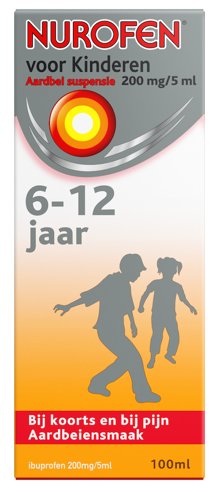 Nurofen voor Kinderen Aardbei Suspensie