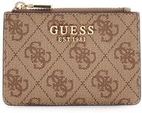 GUESS Laurel II SLG Card Case Latte Logo beige