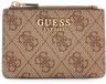GUESS Laurel II SLG Card Case Latte Logo beige