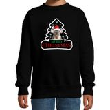 Bellatio Decorations Shoppartners Bv Dieren kersttrui koala zwart kinderen - Foute koalaberen kerstsweater jongen/ meisjes - Kerst outfit dieren liefhebber 110/116