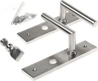 JRS Krukgarnituur roestvaststaal massief haaks-model rechthoekig wc8x6