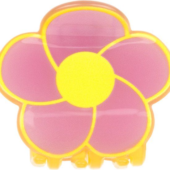 Invisibobble Clipstar Kids Petal Pop Haarclip Kunststof Roze Geel