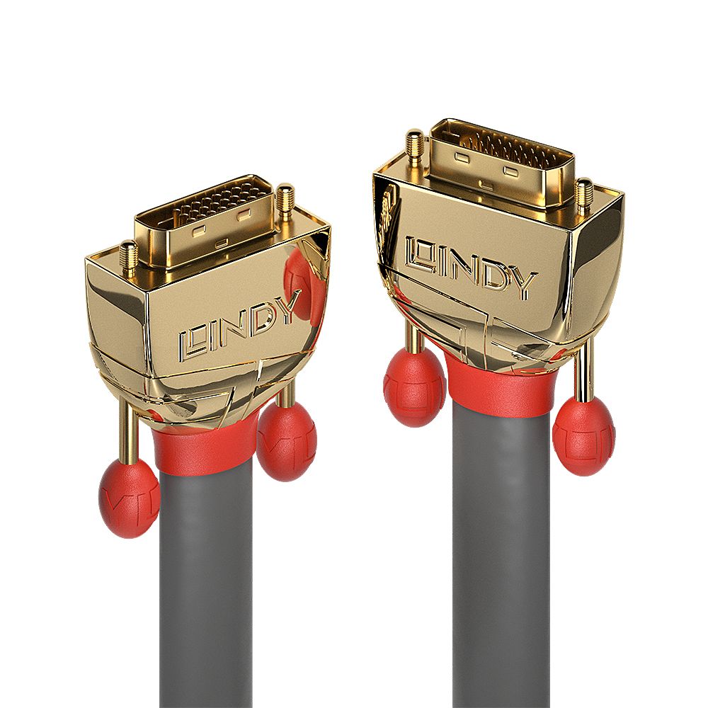 Lindy 36207 DVI-D kabel 15 m Grijs