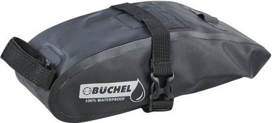 Büchel Zadeltas waterdicht zwart - Zadelpen - Canvas - Zwart - 10x5x0 cm
