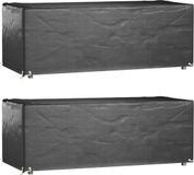 vidaXL Tuinmeubelhoes Zwart 192x82x65 cm