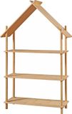 en.casa Staand rek Hamarøy voor kinderen 137x90x30 cm bamboe