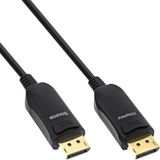 InLine 17225A DisplayPort 2.1 AOC-kabel 25 m Zwart