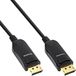 InLine 17225A DisplayPort 2.1 AOC-kabel 25 m Zwart
