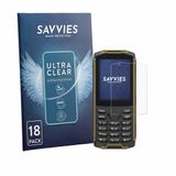 Savvies - Film protecteur d'écran pour Ulefone Armor Mini 5 - Film protecteur transparent 18 Pièces