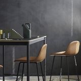 Muuto Fiber Fiber Barkruk - Stalen Onderstel
