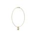 Guess Racer Tag Ketting Goud Man