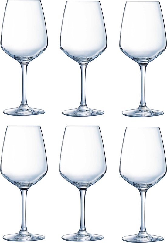 Eclat N4310 Set van 6 Universele Stemware Bril 47 cl Ultimate, 0,47 liter, Transparant