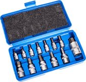 ASTA/SATRA ASTA Tools Ltd. Co. Inbusdoppen set Inbus doppen Engelse maten 13 delig SAE SATRA