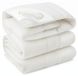 Beautissu BeauNuit GF Housse de couette gonflable, 155x220 cm, Blanc, Modèle matelassé, certifié Downpass
