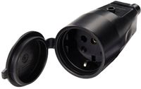 Martin Kaiser 552/sw Koppeling met randaarde PVC 250 V Zwart IP44