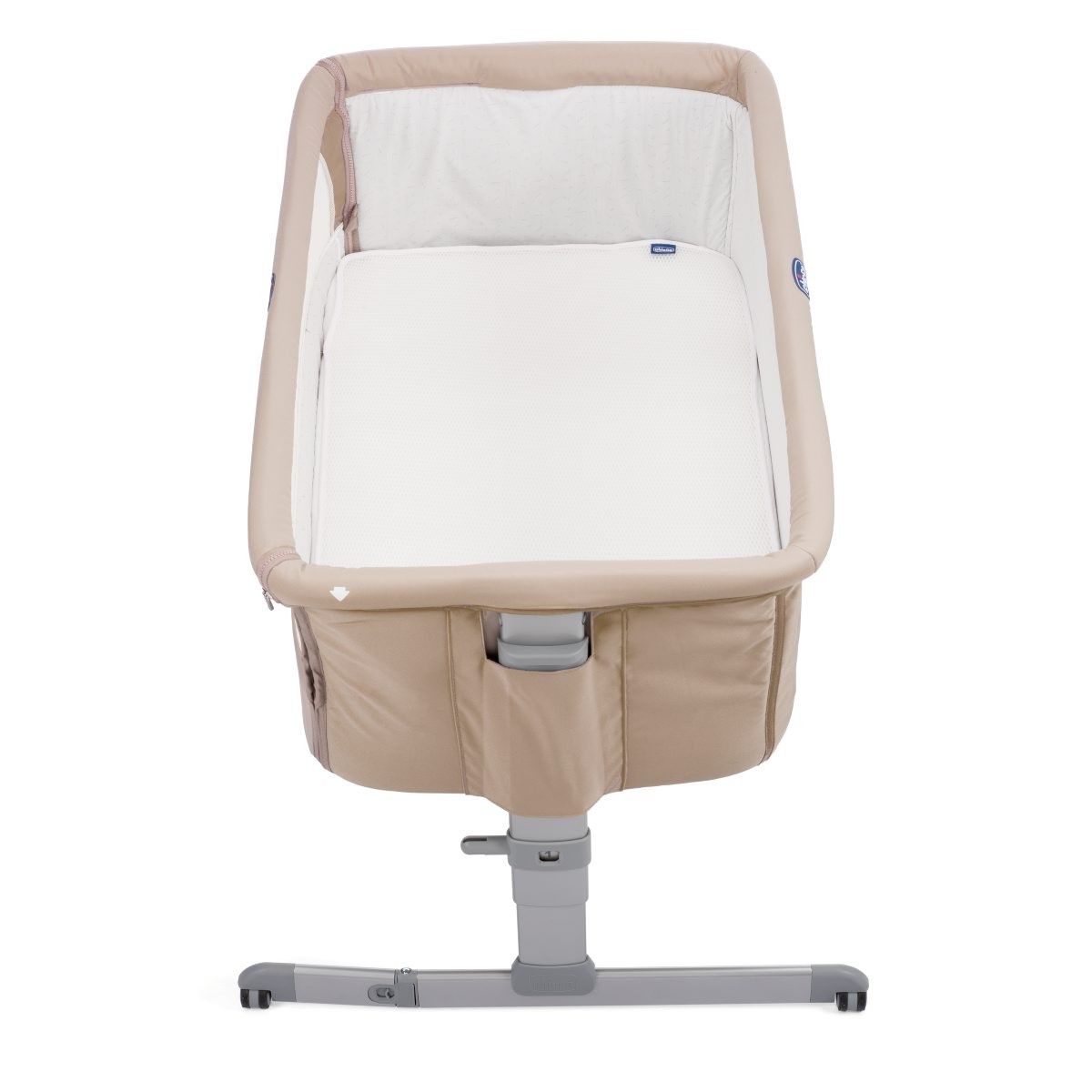 Chicco Night Breeze Mattress Protector - 50 x 83 cm - Grey Cotton