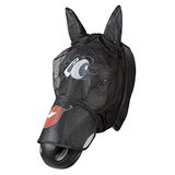 PFIFF 101013 Vliegenmasker, gezichtsmasker met motief voor paarden, vliegenbescherming