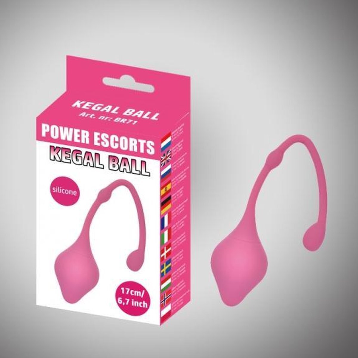 Power Escorts - BR71 - Kegal Balls - Silicone - Roze