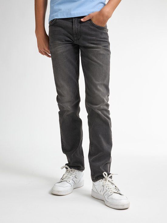 Petrol Industries Jongens Jeans Straight Fit Starling - Stretch Denim - Kinderkleding - Zwart - Maat 176